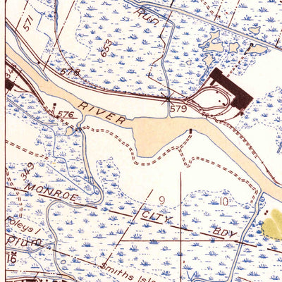United States Geological Survey Stony Point, MI (1936, 31680-Scale) digital map