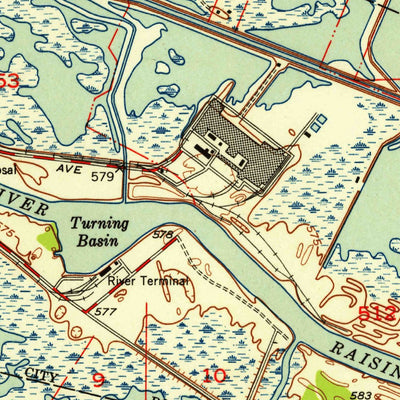 United States Geological Survey Stony Point, MI (1952, 24000-Scale) digital map
