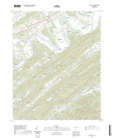 United States Geological Survey Stony Point, TN (2022, 24000-Scale) digital map