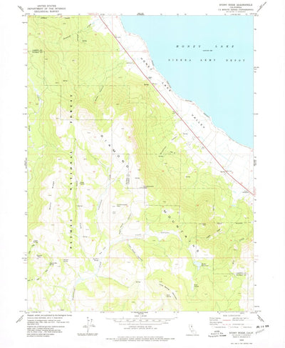 United States Geological Survey Stony Ridge, CA (1978, 24000-Scale) digital map