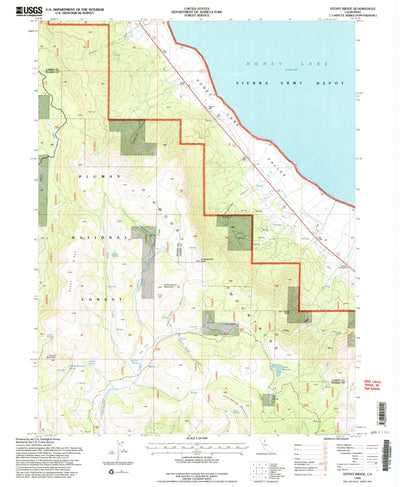 United States Geological Survey Stony Ridge, CA (1994, 24000-Scale) digital map