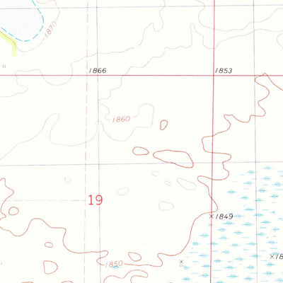 United States Geological Survey Stony Slough, ND (1975, 24000-Scale) digital map