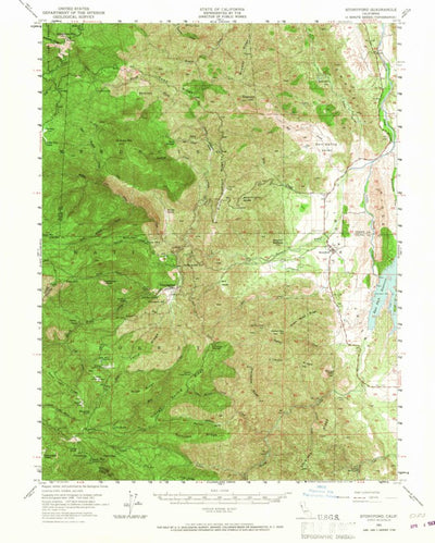 United States Geological Survey Stonyford, CA (1951, 62500-Scale) digital map