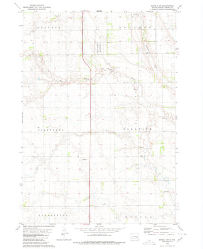 United States Geological Survey Storla SW, SD (1979, 24000-Scale) digital map