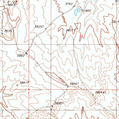 United States Geological Survey Storm Draw, WY-MT (1984, 24000-Scale) digital map