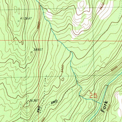 United States Geological Survey Storm King Mountain, WA (1988, 24000-Scale) digital map