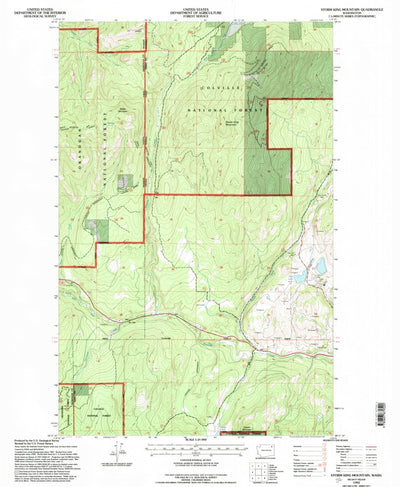 United States Geological Survey Storm King Mountain, WA (1992, 24000-Scale) digital map