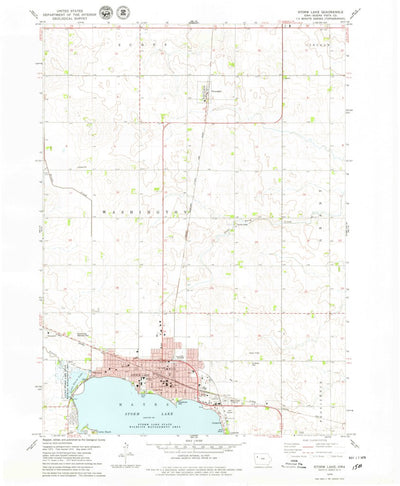 United States Geological Survey Storm Lake, IA (1979, 24000-Scale) digital map