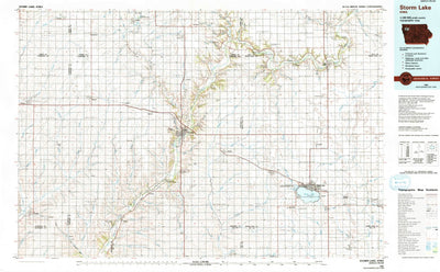 United States Geological Survey Storm Lake, IA (1985, 100000-Scale) digital map
