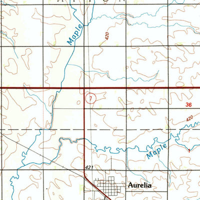 United States Geological Survey Storm Lake, IA (1985, 100000-Scale) digital map