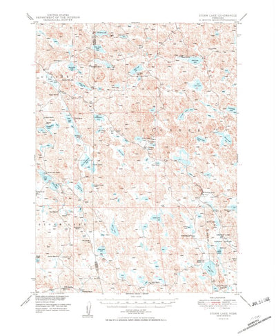 United States Geological Survey Storm Lake, NE (1950, 62500-Scale) digital map
