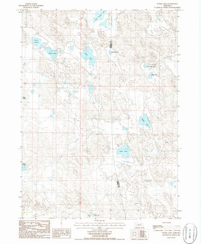 United States Geological Survey Storm Lake, NE (1986, 24000-Scale) digital map