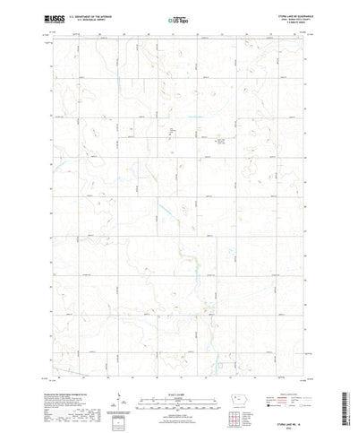 United States Geological Survey Storm Lake NE, IA (2022, 24000-Scale) digital map