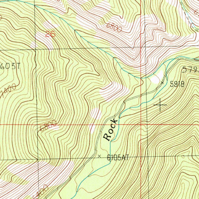 United States Geological Survey Storm Peak, MT (1988, 24000-Scale) digital map