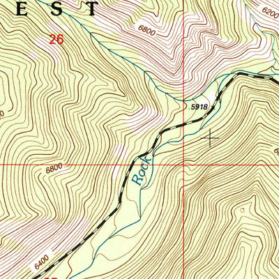 United States Geological Survey Storm Peak, MT (1997, 24000-Scale) digital map
