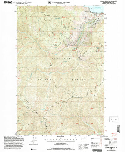 United States Geological Survey Stormy Mountain, WA (2004, 24000-Scale) digital map