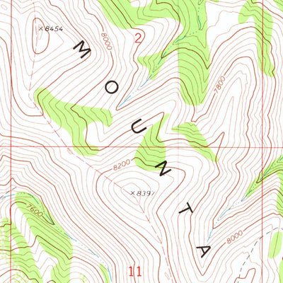 United States Geological Survey Stormy Peak, NV (1968, 24000-Scale) digital map