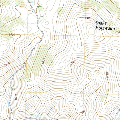 United States Geological Survey Stormy Peak, NV (2021, 24000-Scale) digital map