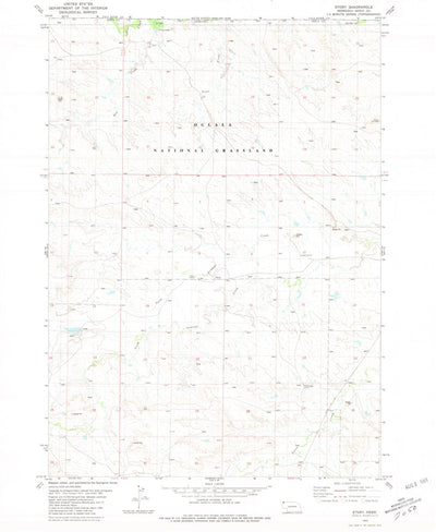 United States Geological Survey Story, NE (1980, 24000-Scale) digital map
