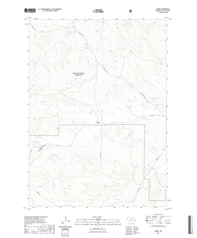 United States Geological Survey Story, NE (2021, 24000-Scale) digital map