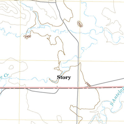 United States Geological Survey Story, NE (2021, 24000-Scale) digital map