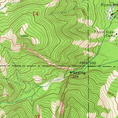 United States Geological Survey Story, WY (1967, 24000-Scale) digital map