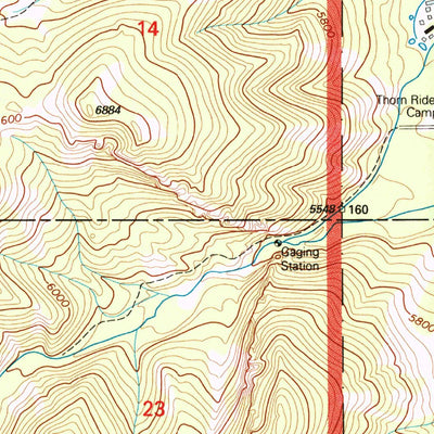 United States Geological Survey Story, WY (1993, 24000-Scale) digital map