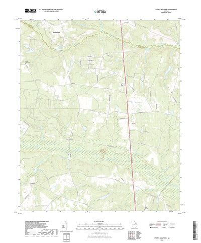 United States Geological Survey Storys Millpond, GA (2020, 24000-Scale) digital map