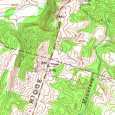 United States Geological Survey Stotlers Crossroads, WV (1958, 24000-Scale) digital map