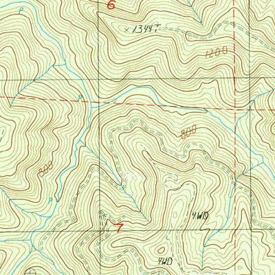 United States Geological Survey Stott Mountain, OR (1984, 24000-Scale) digital map