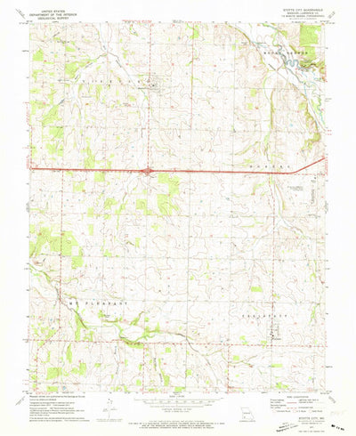United States Geological Survey Stotts City, MO (1971, 24000-Scale) digital map