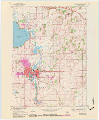United States Geological Survey Stoughton, WI (1961, 24000-Scale) digital map