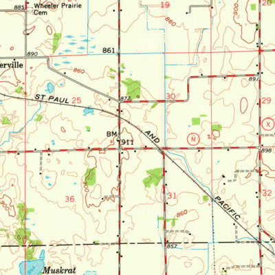 United States Geological Survey Stoughton, WI (1961, 62500-Scale) digital map