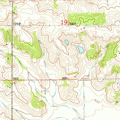 United States Geological Survey Stout, IA (1971, 24000-Scale) digital map