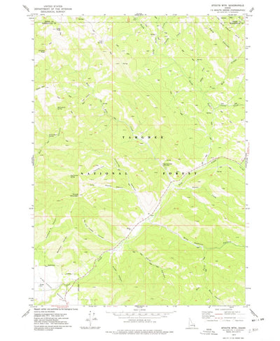 United States Geological Survey Stouts Mountain, ID (1977, 24000-Scale) digital map