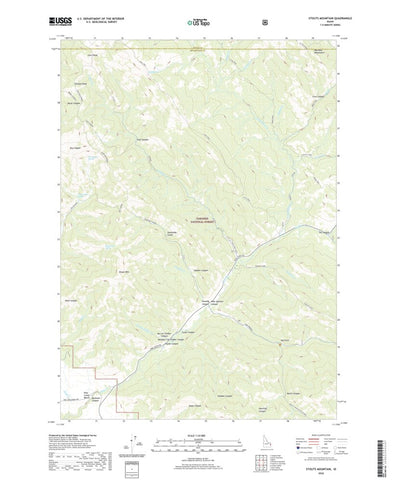 United States Geological Survey Stouts Mountain, ID (2020, 24000-Scale) digital map