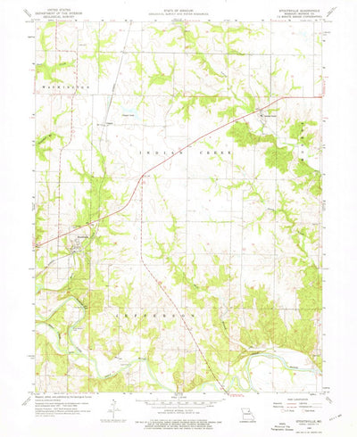 United States Geological Survey Stoutsville, MO (1960, 24000-Scale) digital map