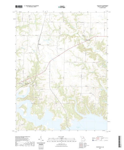 United States Geological Survey Stoutsville, MO (2021, 24000-Scale) digital map