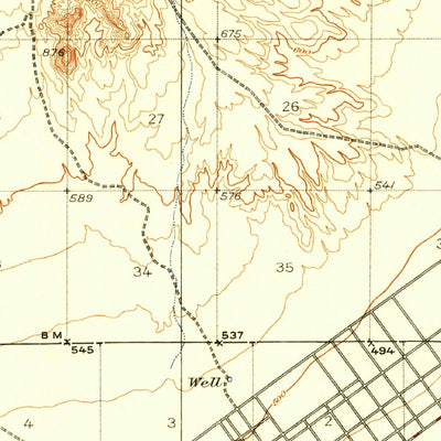 United States Geological Survey Stoval, AZ (1930, 62500-Scale) digital map