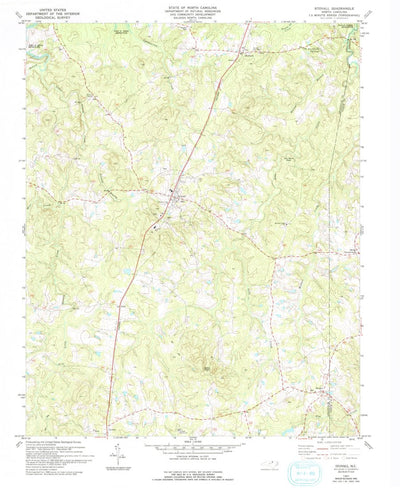 United States Geological Survey Stovall, NC (1981, 24000-Scale) digital map
