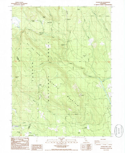 United States Geological Survey Stover Mountain, CA (1985, 24000-Scale) digital map