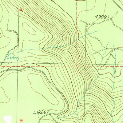 United States Geological Survey Stover Mountain, CA (1985, 24000-Scale) digital map
