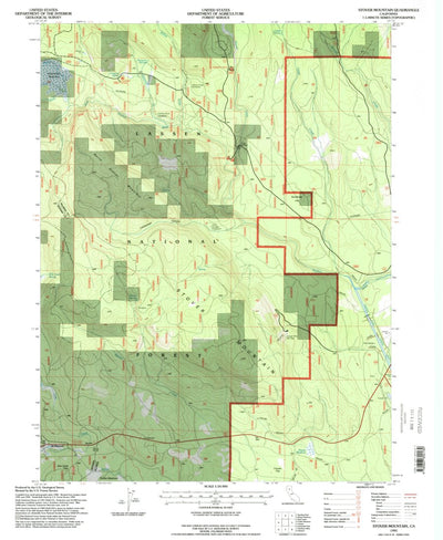 United States Geological Survey Stover Mountain, CA (1995, 24000-Scale) digital map