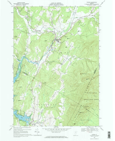 United States Geological Survey Stowe, VT (1968, 24000-Scale) digital map