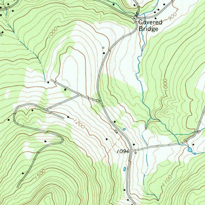 United States Geological Survey Stowe, VT (1968, 24000-Scale) digital map