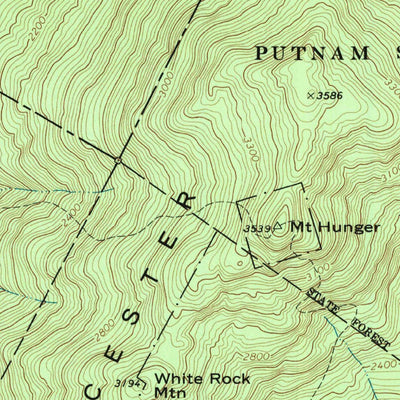 United States Geological Survey Stowe, VT (1968, 24000-Scale) digital map