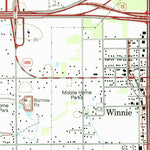 United States Geological Survey Stowell, TX (1993, 24000-Scale) digital map