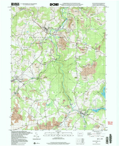 United States Geological Survey Stoystown, PA (1994, 24000-Scale) digital map