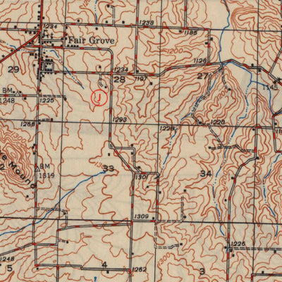 United States Geological Survey Strafford, MO (1948, 62500-Scale) digital map