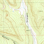 United States Geological Survey Straight Canyon, UT (1980, 24000-Scale) digital map